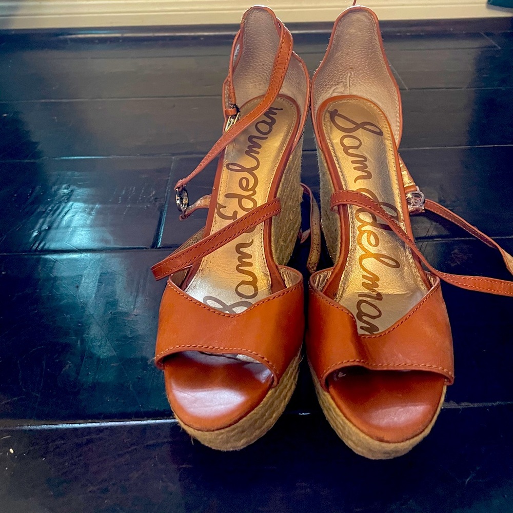 Sam Edelman Leather wedges